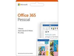Microsoft Office 365 Pessoal – 1 ano – Cartão Digital