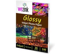 Papel Wezink Inst. Glossy Photo 10×15 – 240 g/m2 – 20F