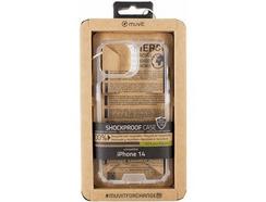 Capa para iPhone 14 MUVIT MFC Recycled ShockProof 2M Transparente