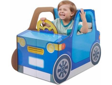 Brinquedo de Montar CONCENTRA Pop 2 Play Carro Azul (Idade Mínima: 2 anos – 58x48x81cm)