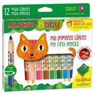 Caixa de 12 lápis de cor Baby