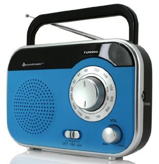 Rádio portátil Soundmaster TR410 Azul