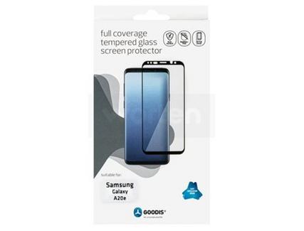 Película Vidro Temperado Samsung Galaxy A20e GOODIS Edge glass Preto