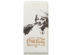 Capa COCA COLA Coca-Cola Flip Case iPhone 5, 5s, SE Dourado