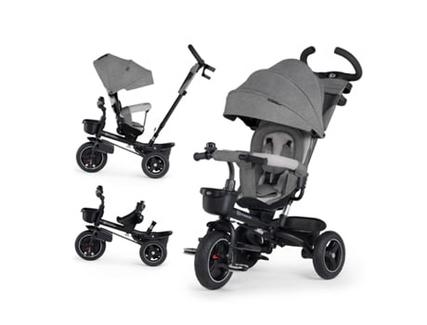 Triciclo KINDERKRAFT Spinstep Platinum Cinzento