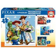 Educa Borrás – Puzzle Progressivos Disney Pixar 12+16+20+25