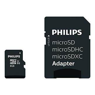 Cartão de memória Micro SDHC PHILIPS FM08MP45B (8 GB, Classe 10)