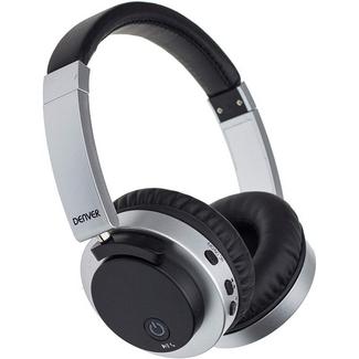 Auscultadores Bluetooth DENVER BTN-206 (On Ear – Microfone – Noise Canceling – Preto)