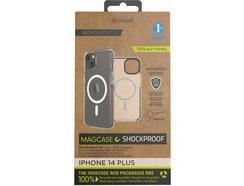 Capa para iPhone 14 Plus MUVIT MFC Recycled ShockProof 3M Transparente
