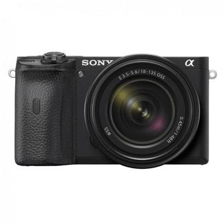 Kit Máquina Fotográfica Mirrorless SONY Alpha 6600 + 18-135mm (Preto – 24.2 MP – Sensor: APS-C – ISO: 100 a 32000)