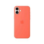 Capa de Silicone Apple com MagSafe para iPhone 16 Plus – Tangerina