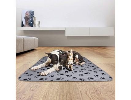 Manta para Cães e Gatos NOBLEZA Cinzento (100x160cm)