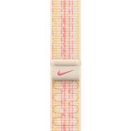 Bracelete Apple Nike Sport Loop para AppleWatch de 45 mm – Branco Estrela e Rosa