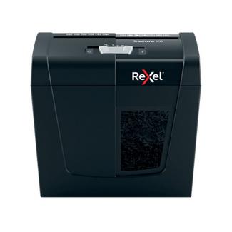 Destruidora REXEL Secure X6 (6 folhas – Capacidade: 10 L)