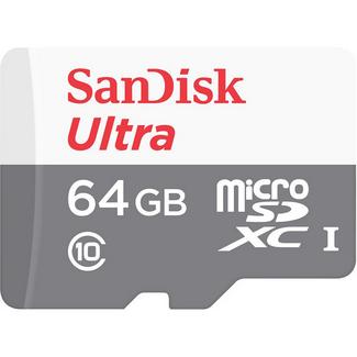 SanDisk MicroSDHC UHS-I 64GB C10 c/Adap