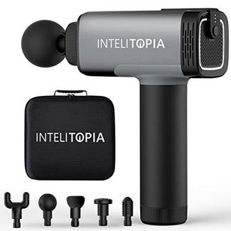 Intelitopia Complete Massage Gun Kit with 4 Massage Head Adapters
