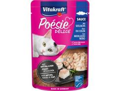 Pack de Comida Húmida para Gato VITAKRAFT Poésie (Molho – Peixe Escamudo – 23 Unidades)