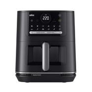 Fritadeira Air Fryer Braun HF5073BK sem Óleo de 6 Litros – Preto