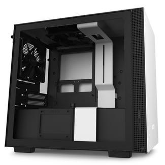Caixa PC NZXT H210 (Mini ITX Tower – Branco Fosco, Preto)