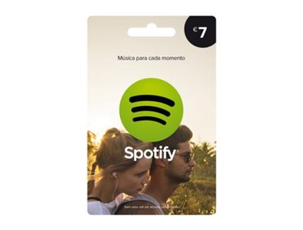 Cartão Spotify – 7 euros
