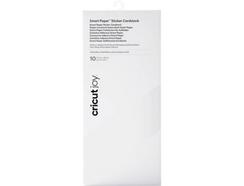 Cartolina Adesiva Smart Paper CRICUT Joy Branco M18 (14x33cm – 10 Folhas)
