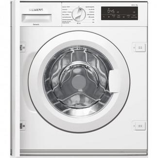 Máquina de Lavar Roupa Encastrável Siemens iQ700 WI14W542ES Carga Frontal de 8 kg e 1400 rpm – Branco