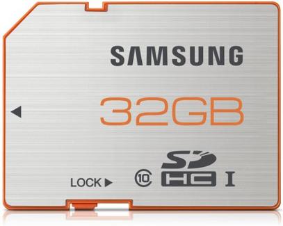 Cartão de Memória SDHC SAMSUNG Plus – 32 GB