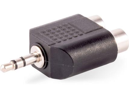Adaptador Áudio MITSAI 2 RCA (F) – Jack 3.5mm (M)