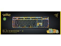 Teclado Gaming RAZER BlackWidow V4 X Pokémon Edition (Mecânico – US – Preto)