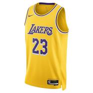 Nike – T-shirt de Homem Los Angeles Lakers 2022-2023 Icon Edition LeBron James S