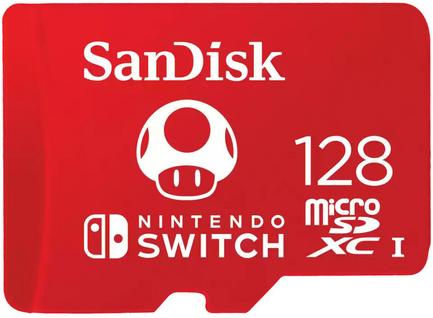 SanDisk 128GB MicroSDXC UHS-I Card para Nintendo Switch