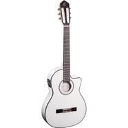 Guitarra acústica elétrica com cordas de nylon Ortega Rce145Wh