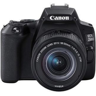 Câmara reflex Canon EOS 250D com Objetiva EF-S 18-55IS STM – Preto