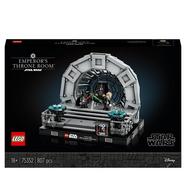 LEGO® Star Wars™ Diorama da Sala do Trono do Imperador™ – Set de construção com peças para exibição
