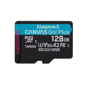 Kingston Canvas Go Plus MicroSDXC 128GB UHS-I U3 V30 Classe 10