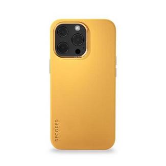 Capa em Silicone Decoded com MagSafe para iPhone 13 Pro Max – Amarelo