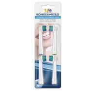 Cabeças de Substituição de Escova Elétrica Compatíveis com Oral B Pack 4