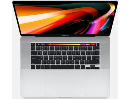 MacBook Pro APPLE Prateado – Z0Y1AR (16” – Intel Core i7 – RAM: 64 GB – 512 GB SSD – AMD Radeon Pro 5500M)