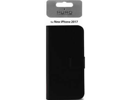 Capa PURO Wallet iPhone X Preto
