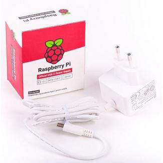 Transformador Oficial para Raspberry 4 3.0A 15.3W Branco