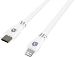 Cabo Lightning / USB-C GOODIS 1 metro Branco