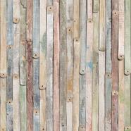 Papel de parede fotográfico Vintage Wood Multicolor