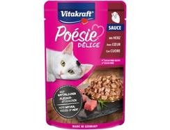 Pack de Comida Húmida para Gato VITAKRAFT Poésie (Molho – Coração – 23 Unidades)