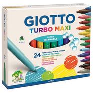 Marcadores Giotto Turbo Maxi Caixa 24 unidades