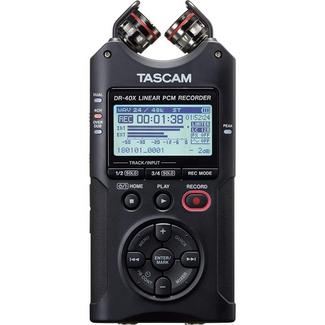 Tascam DR-40X Portátil 4-Track Audio Recorder