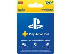 Cartão de Carregamento PlayStation Plus 120€ (Formato Digital)