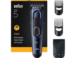Aparador de Cabelo BRAUN HC5550 (Autonomia: 50 min – Bateria)