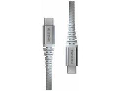 Cabo SWISSTEN Kevlar Usbc-Usb-C (1.5 M – Branco)