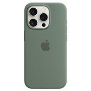 Capa APPLE iPhone 15 Pro Silicone com MagSafe Cipreste