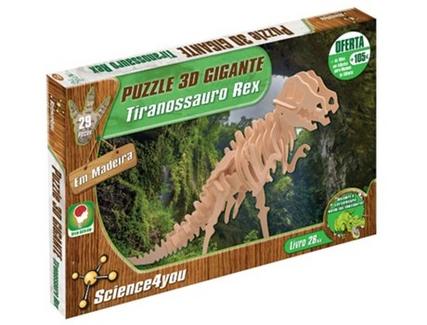 Puzzle 3D SCIENCE4YOU Tiranossauro Rex
